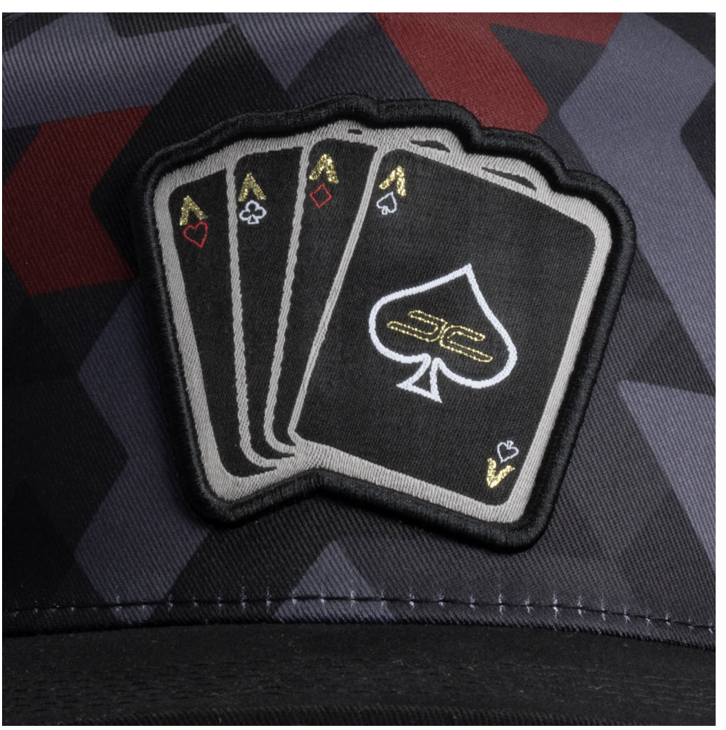 POKER CAMO RED