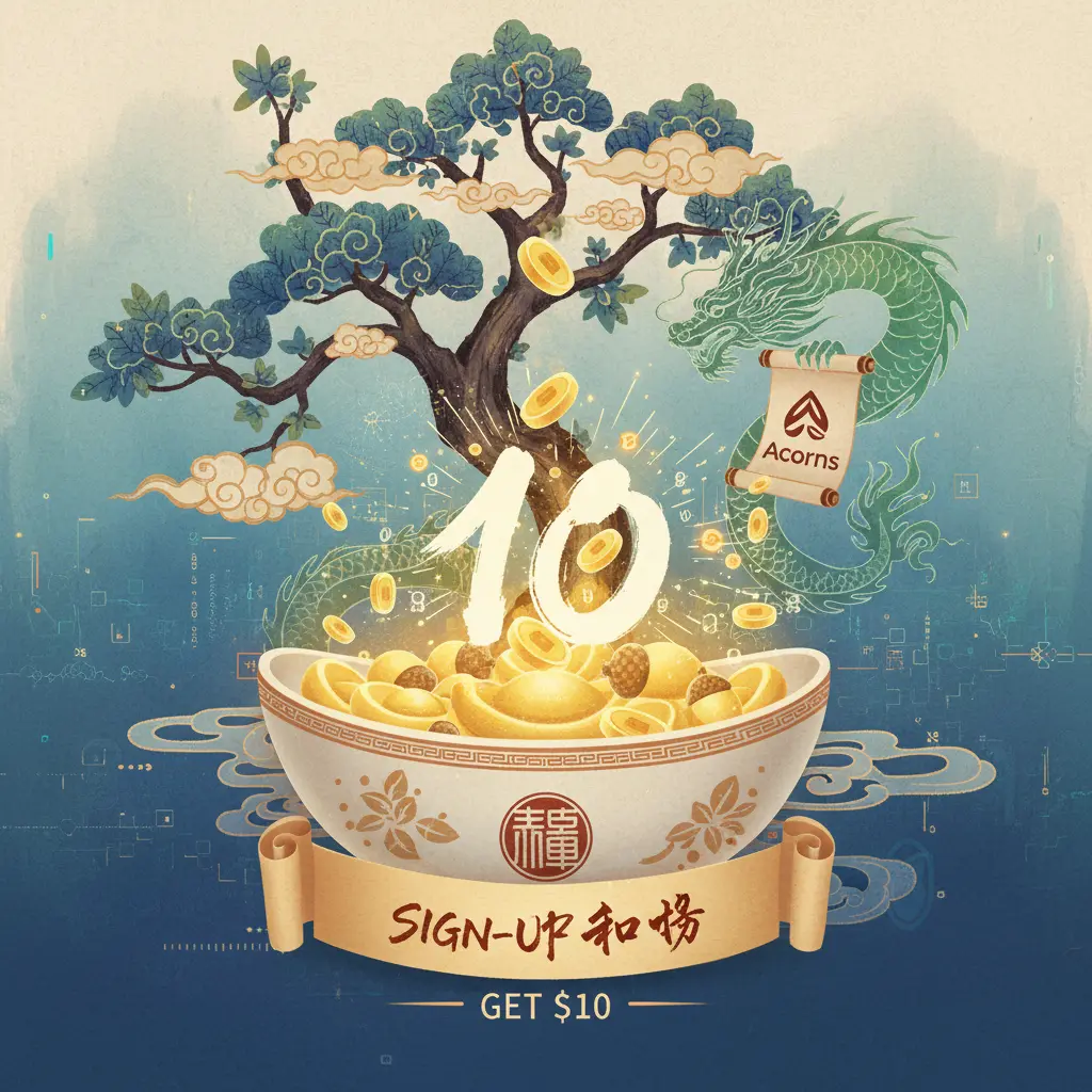 10 sign up bonus - Acorns