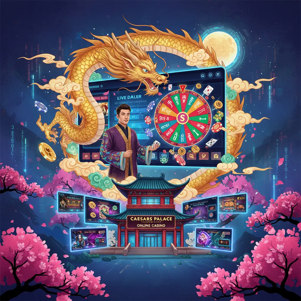 Live dealer game show varieties - Caesars