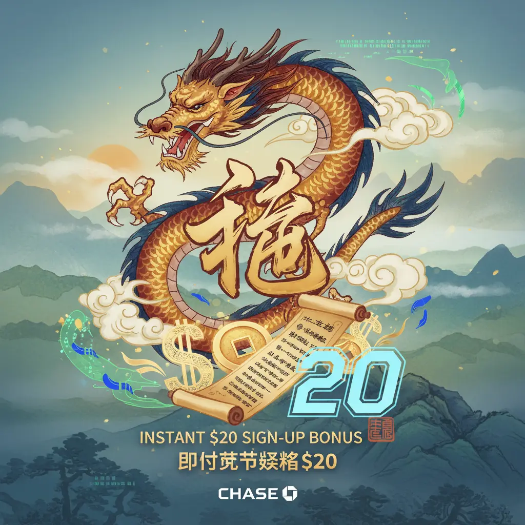 instant $20 sign up bonus - Chase