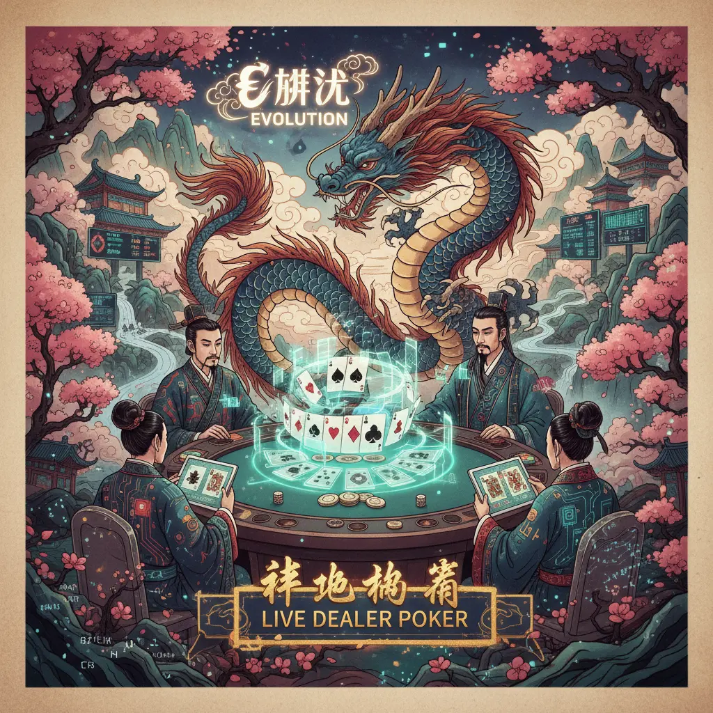 Live dealer poker variations - Evolution