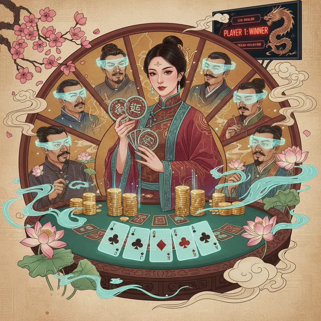 Live dealer poker variations - Texas