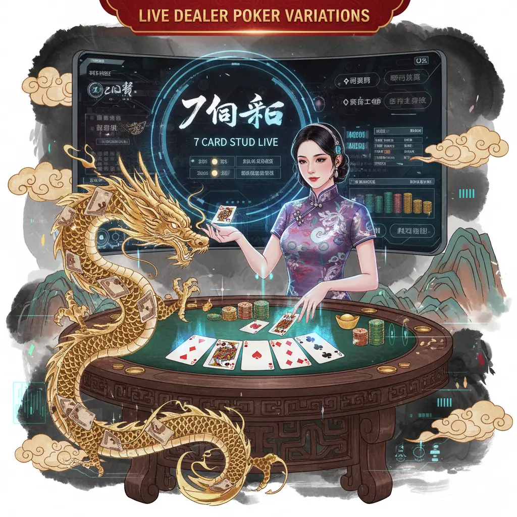 Live dealer poker variations - Card