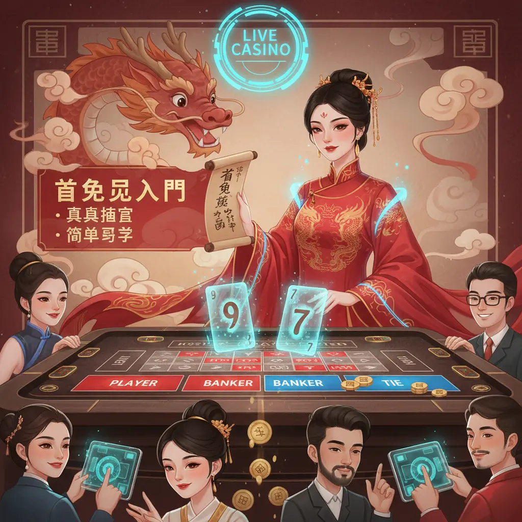 Live dealer casino for beginners - Baccarat