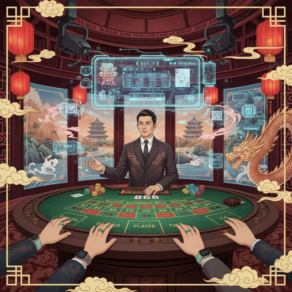 Live casino studio technology - Baccarat