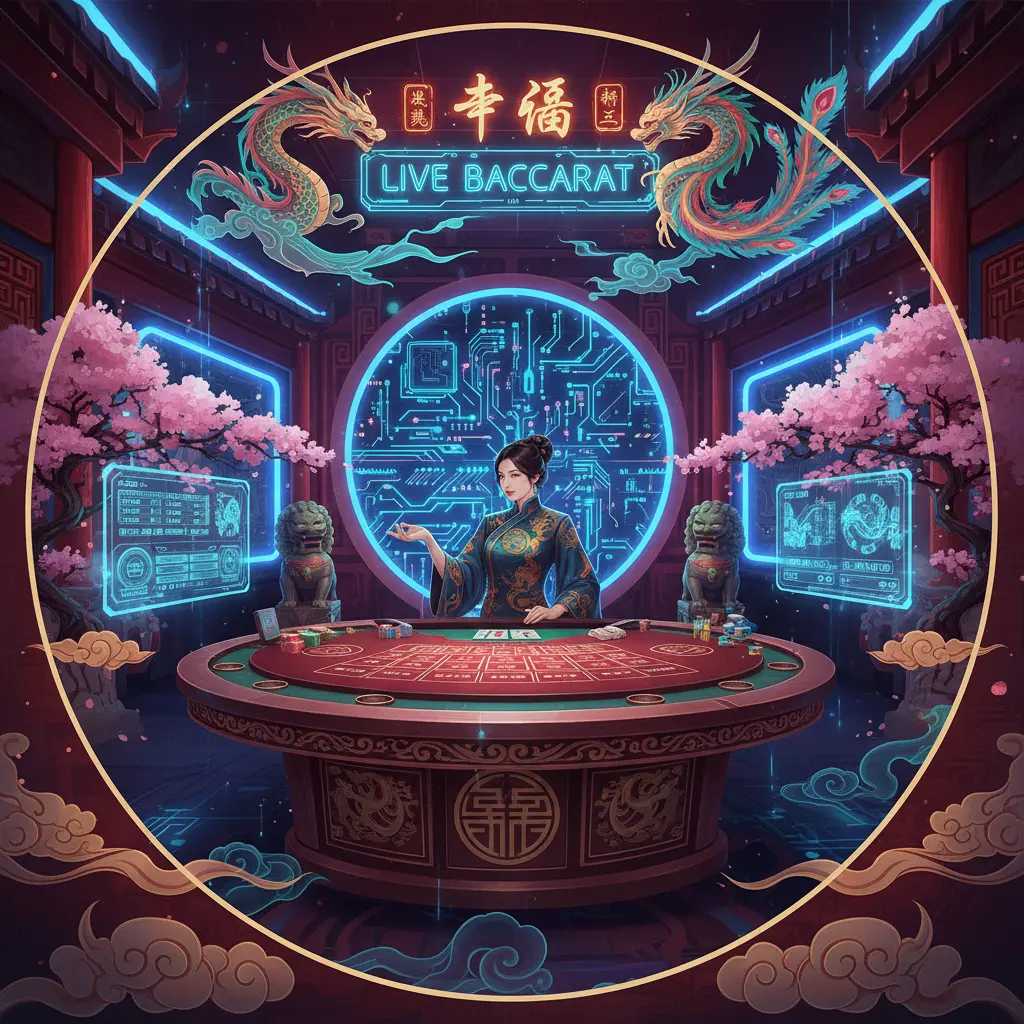 Live casino studio technology - Baccarat