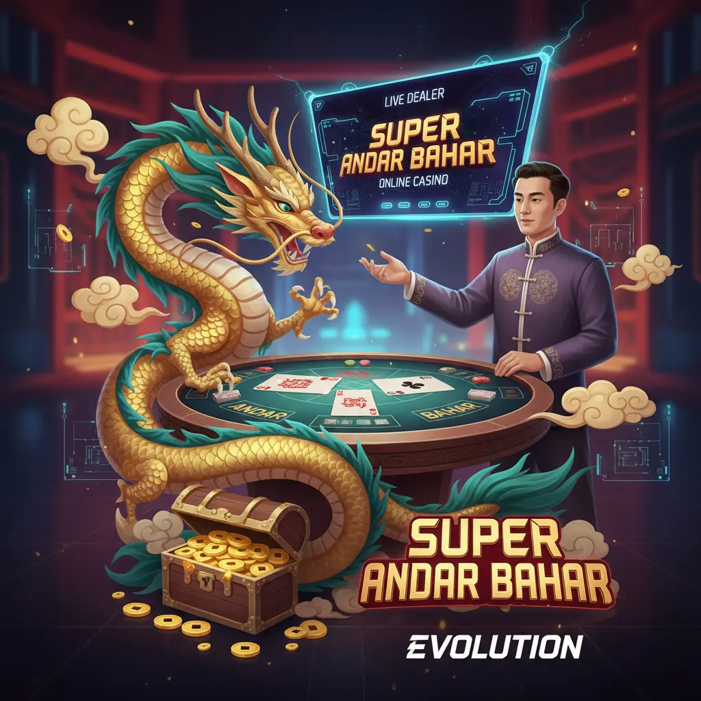 Live dealer andar bahar online - Evolution