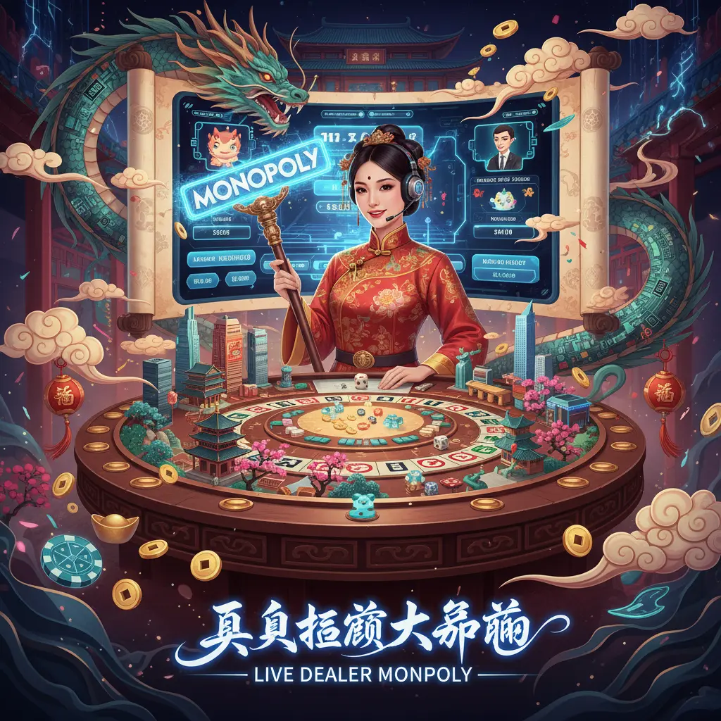 Live dealer monopoly experience - online